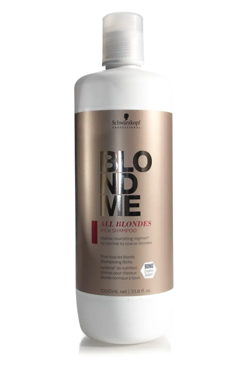SCHWARZKOPF BLONDME ALL BLONDES RICH SHAMPOO 1L