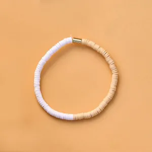 Seascape Stretch Bracelet in Cafecito
