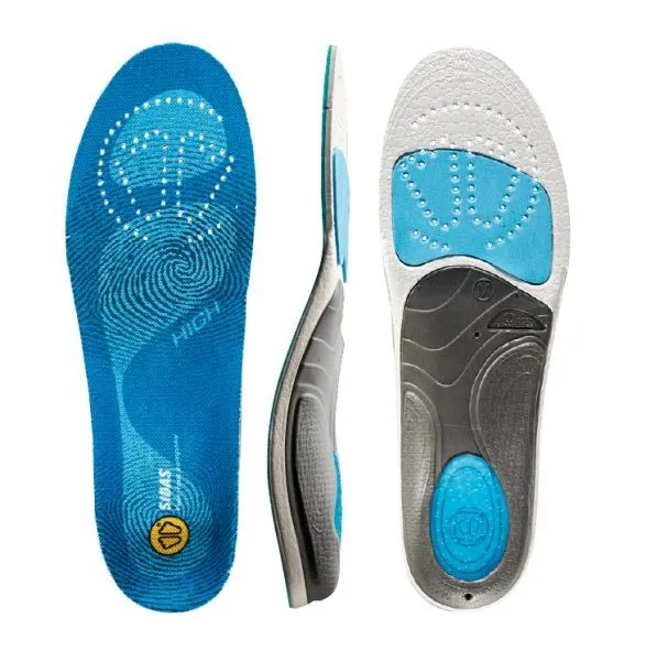 Sidas 3Feet Wide High Arch Comfort Insoles
