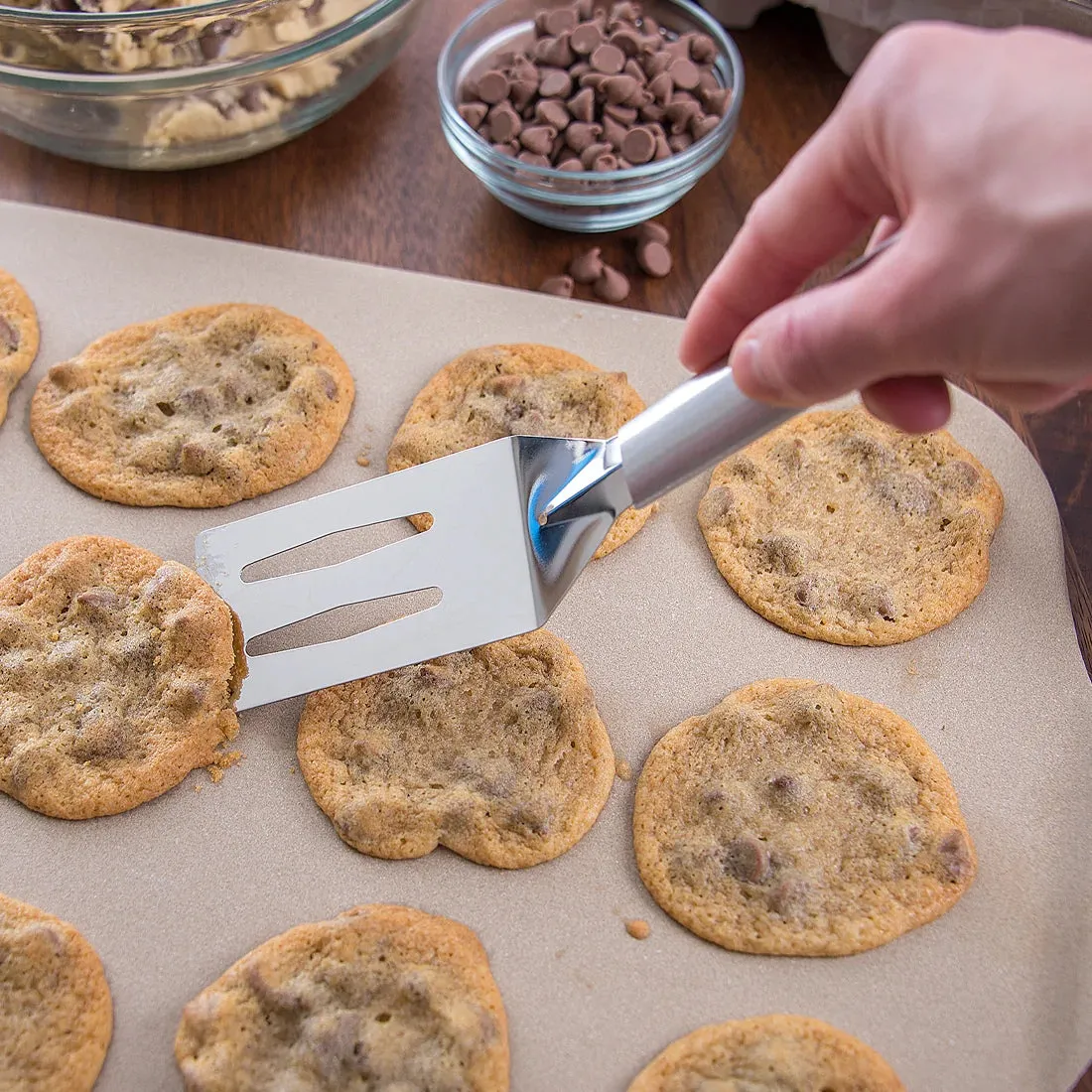 Silver Brushed Aluminum Rada Spatula
