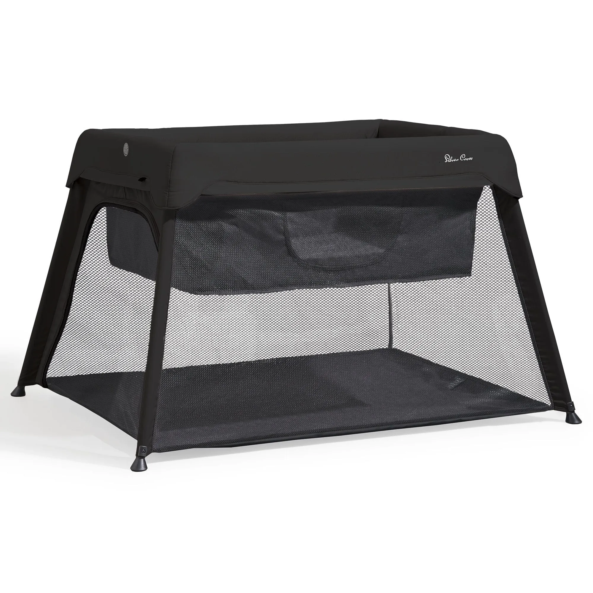 Silver Cross Slumber Travel Cot - Carbon