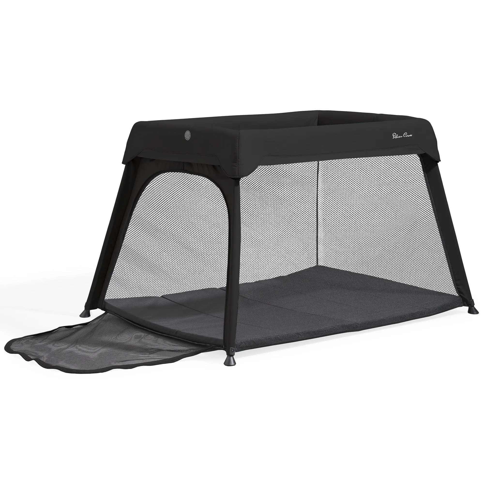 Silver Cross Slumber Travel Cot - Carbon