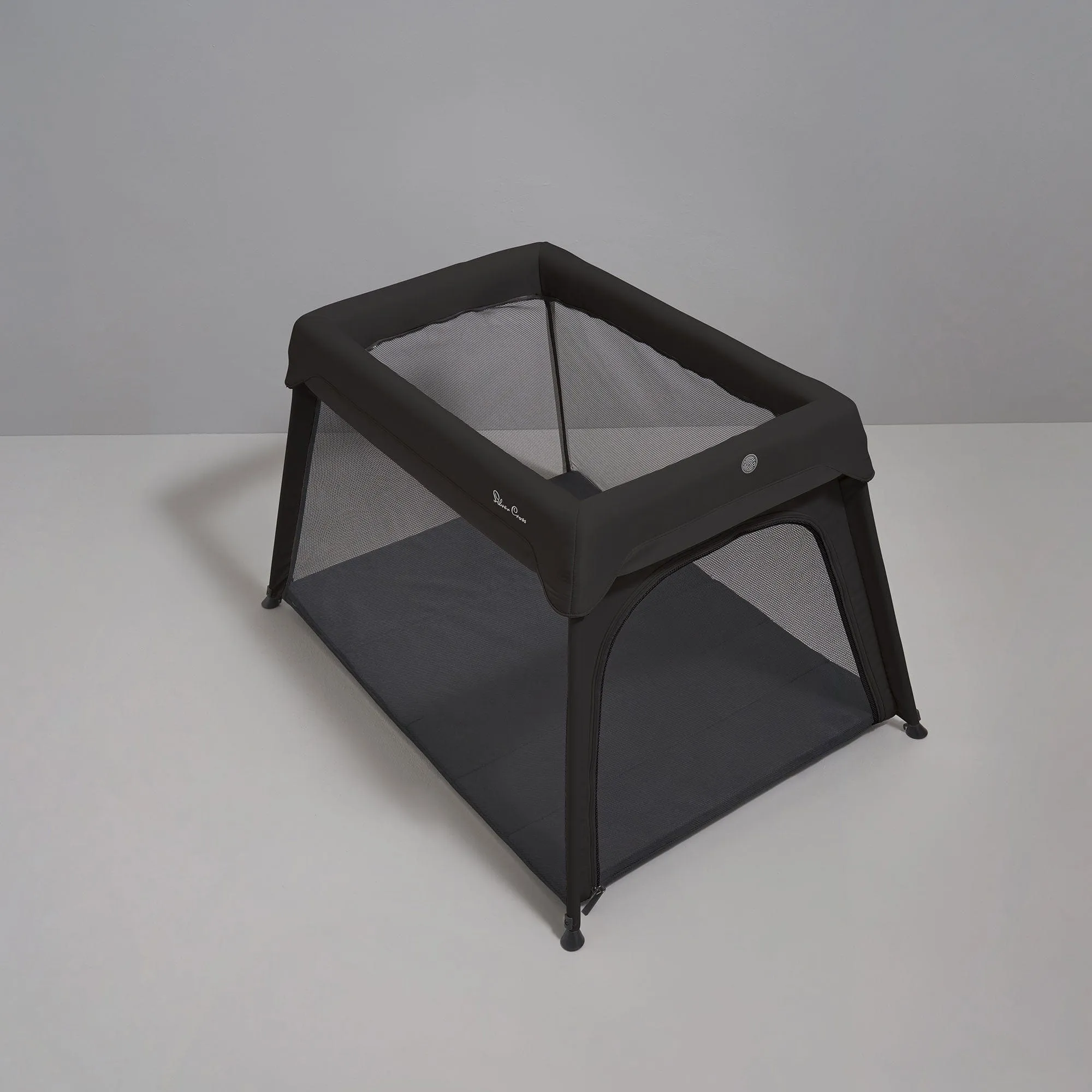 Silver Cross Slumber Travel Cot - Carbon