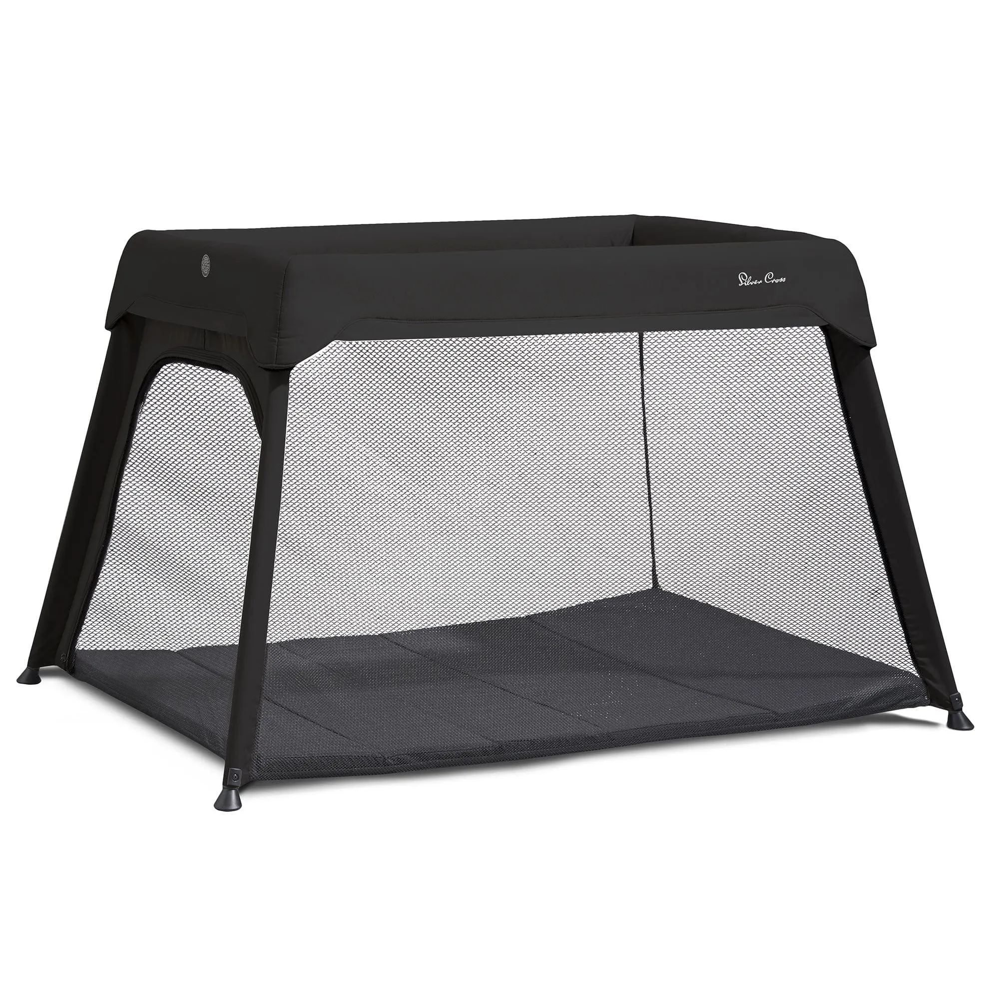 Silver Cross Slumber Travel Cot - Carbon