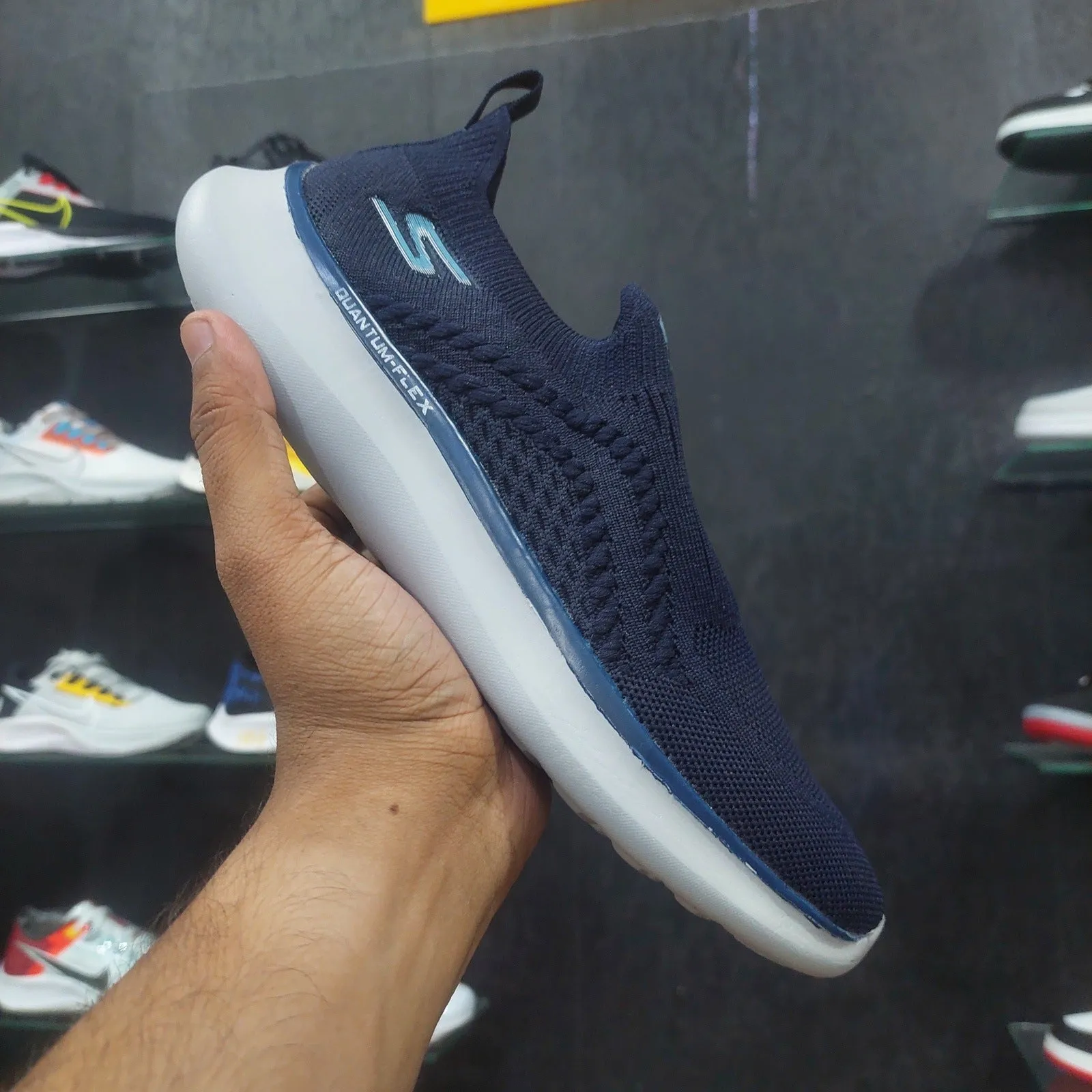 Sketchers Quantum Flex Navy