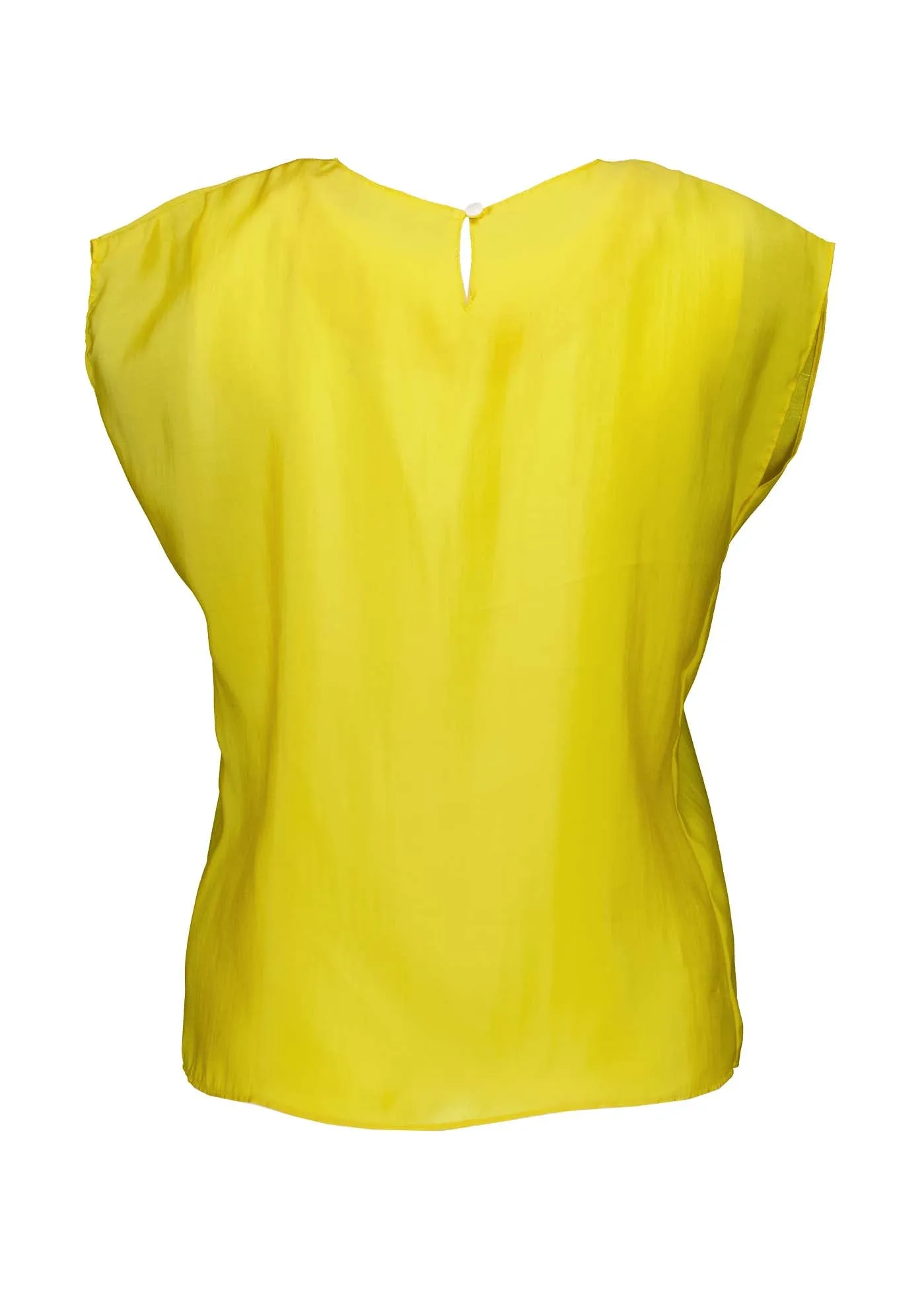 Skyscraper Tee Yellow in Fine Tencel