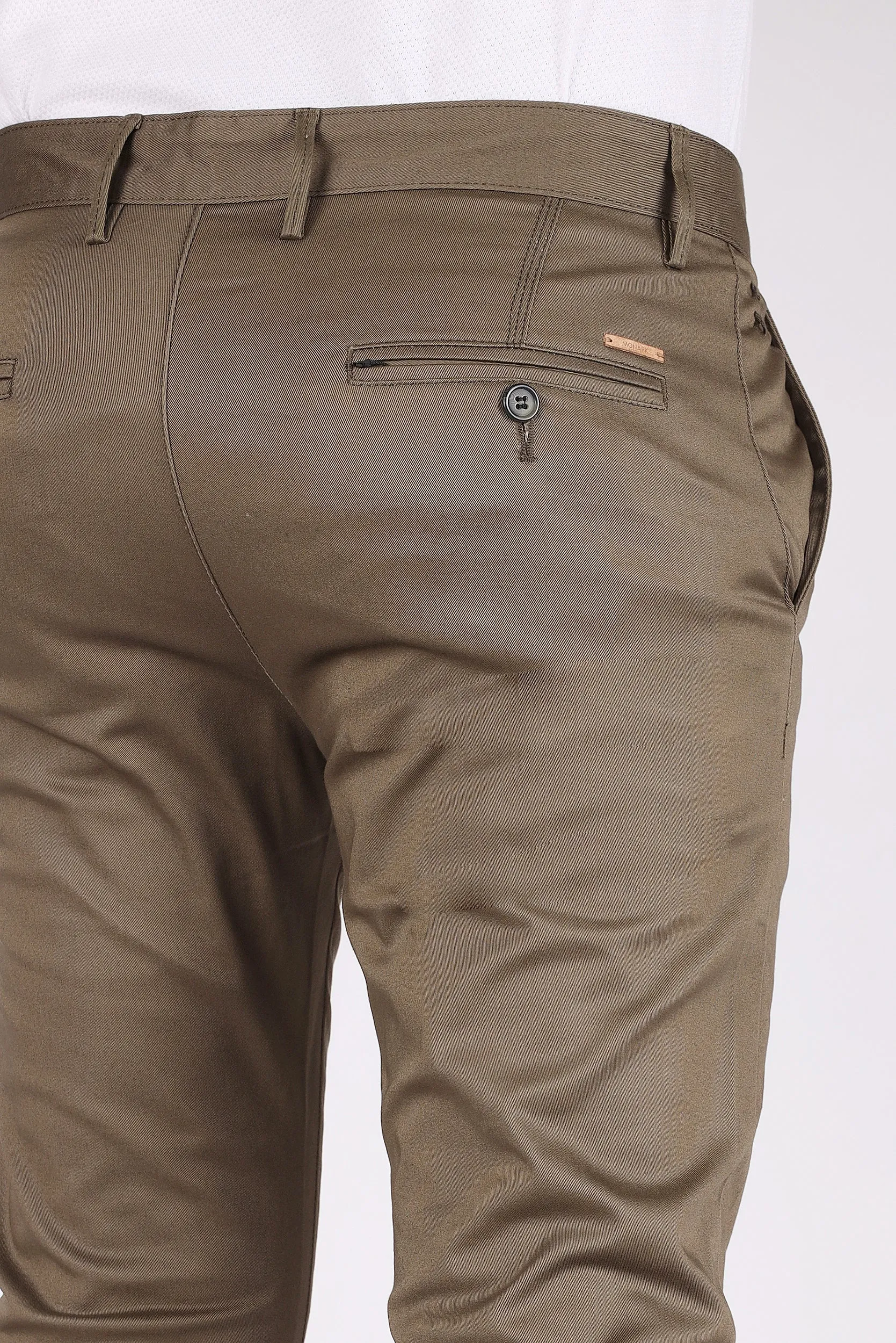 SLIM FIT COTTON PANTS