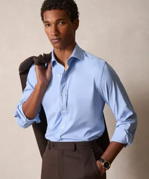 Slim Fit Stretch Knit Dress Shirt