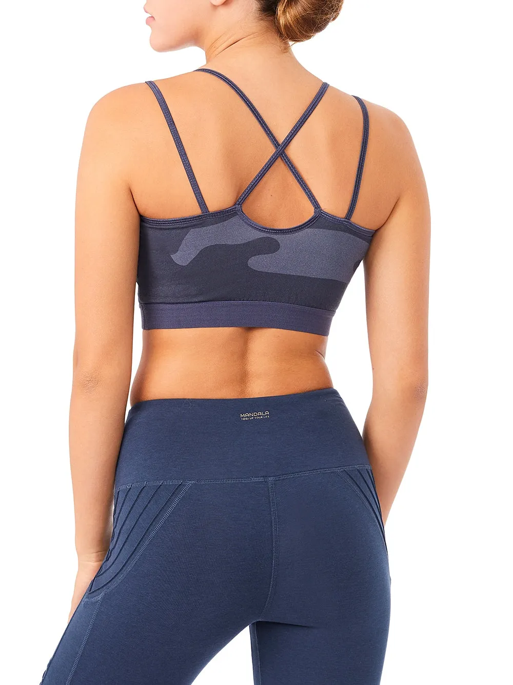 Slim Studio Bra (blue planet print)