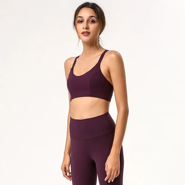 Soft Naked Feel Yoga Bra