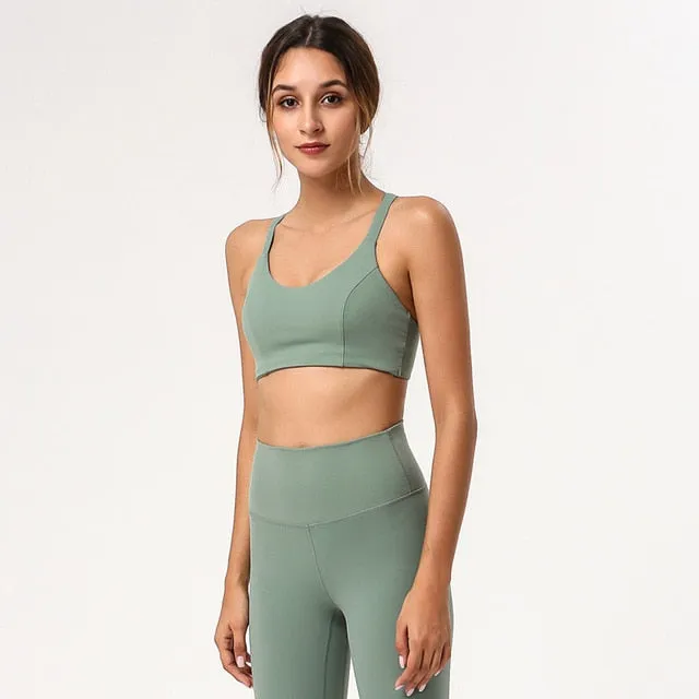 Soft Naked Feel Yoga Bra
