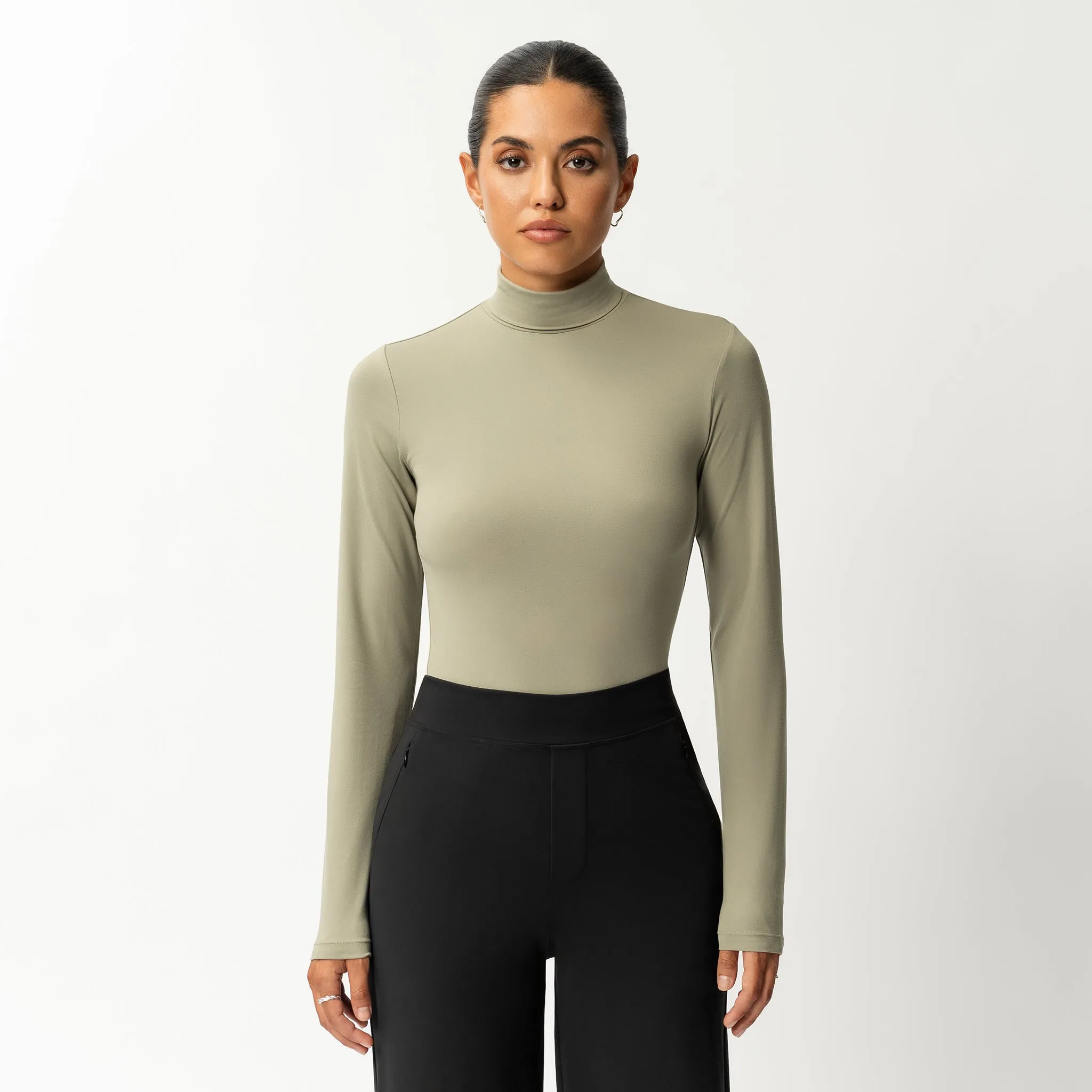 Soft Turtleneck Long-sleeve