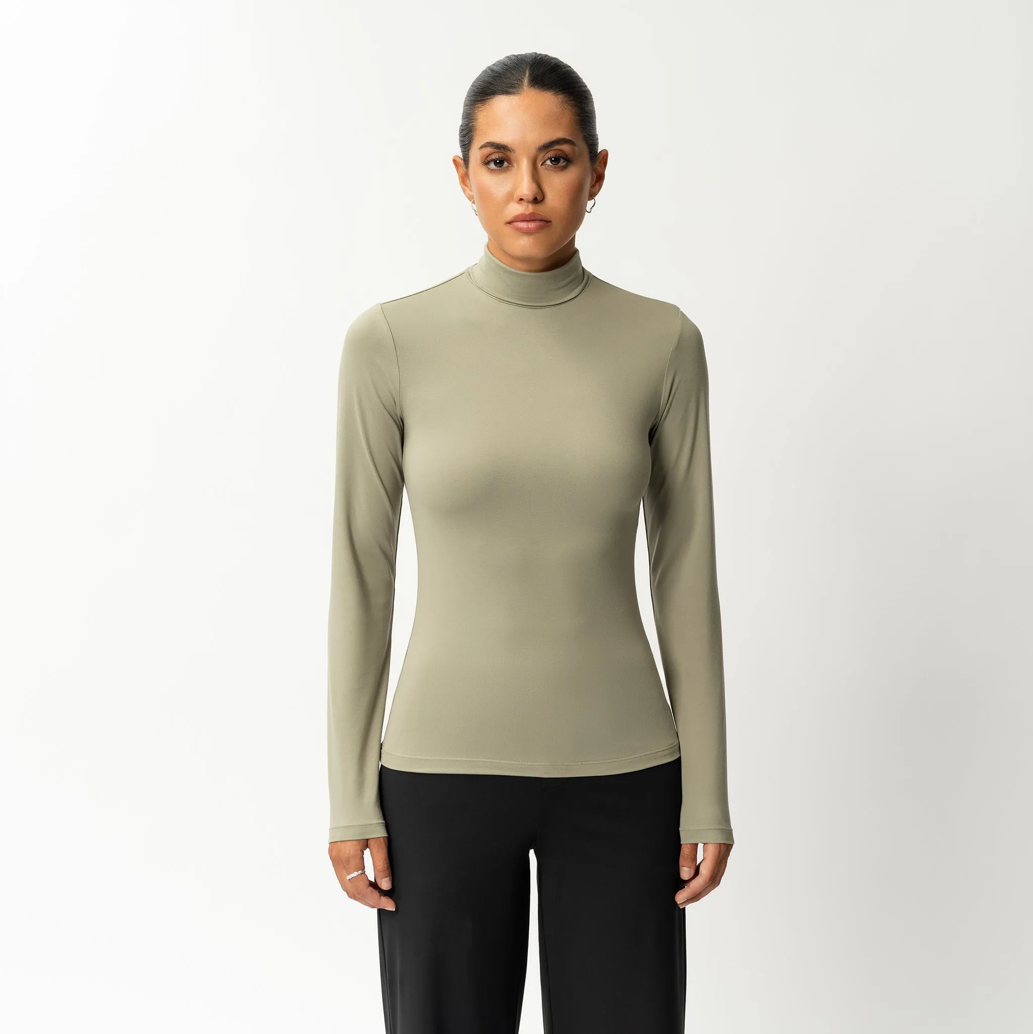 Soft Turtleneck Long-sleeve