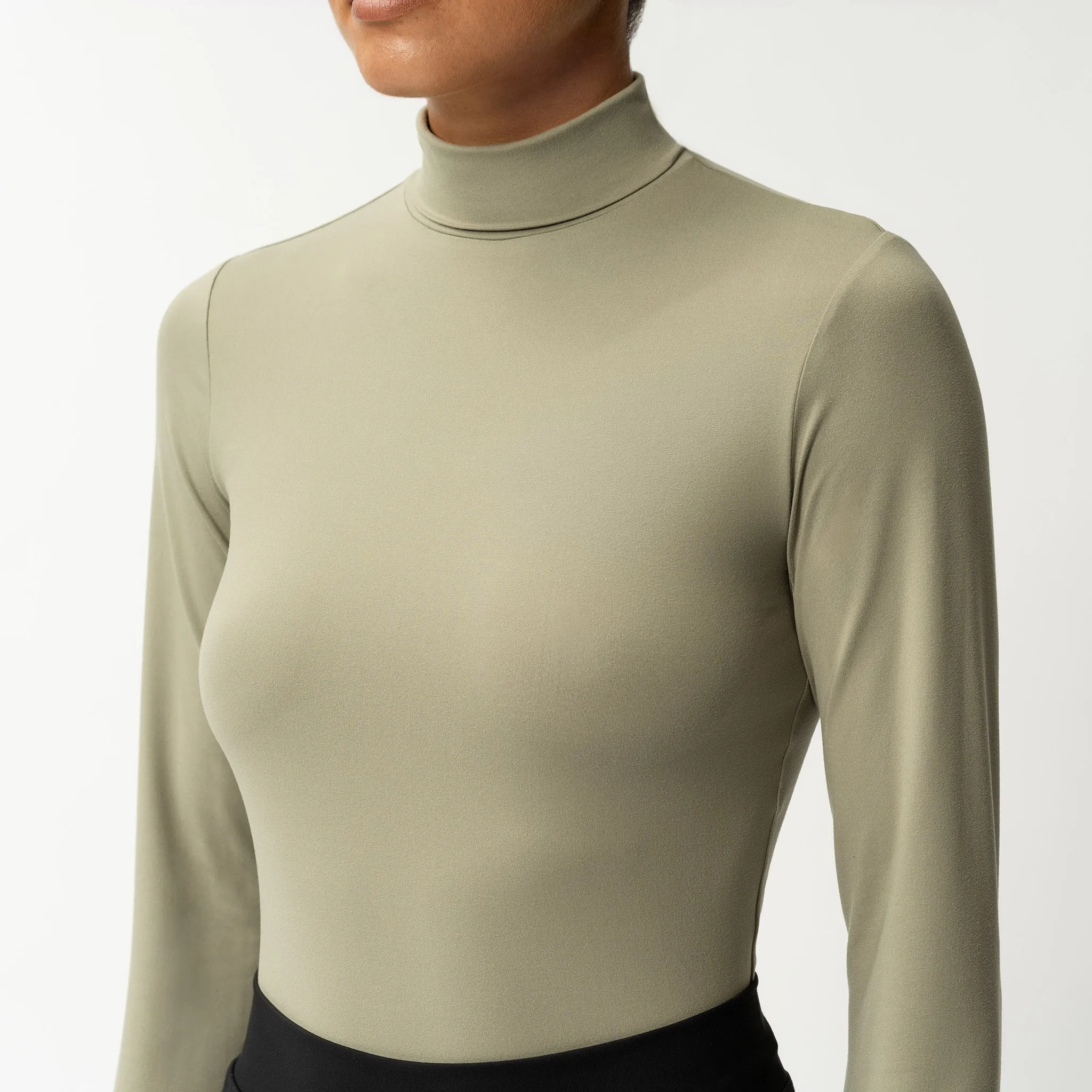 Soft Turtleneck Long-sleeve