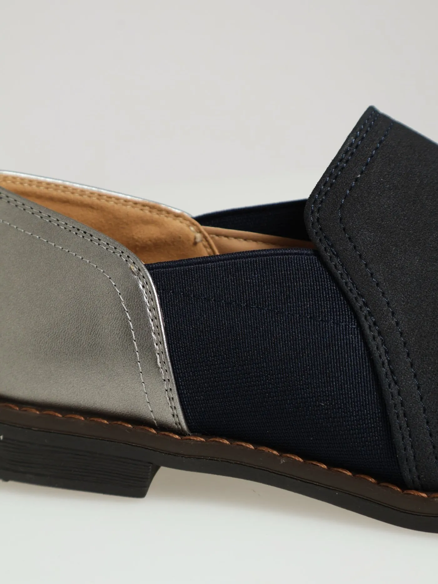 Soft Tymeria Multifabric Flat Shoe - Navy