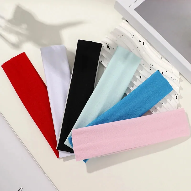 Soft Wash Face Headband for Women - Sports Cycling Makeup Hairbands, Absorbent Sweat Elastic Yoga Hair Bands