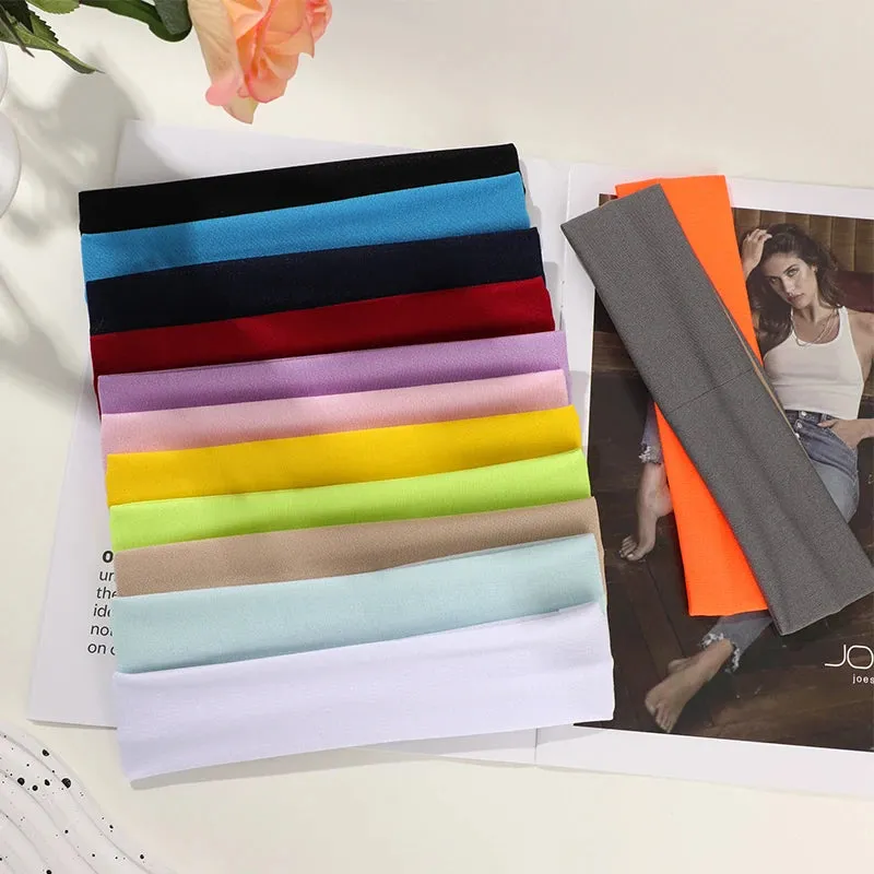 Soft Wash Face Headband for Women - Sports Cycling Makeup Hairbands, Absorbent Sweat Elastic Yoga Hair Bands