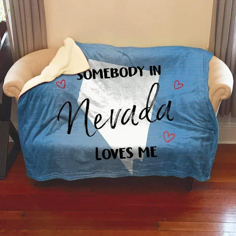 Somebody Loves Me (CUSTOM) Mink Sherpa Blankets