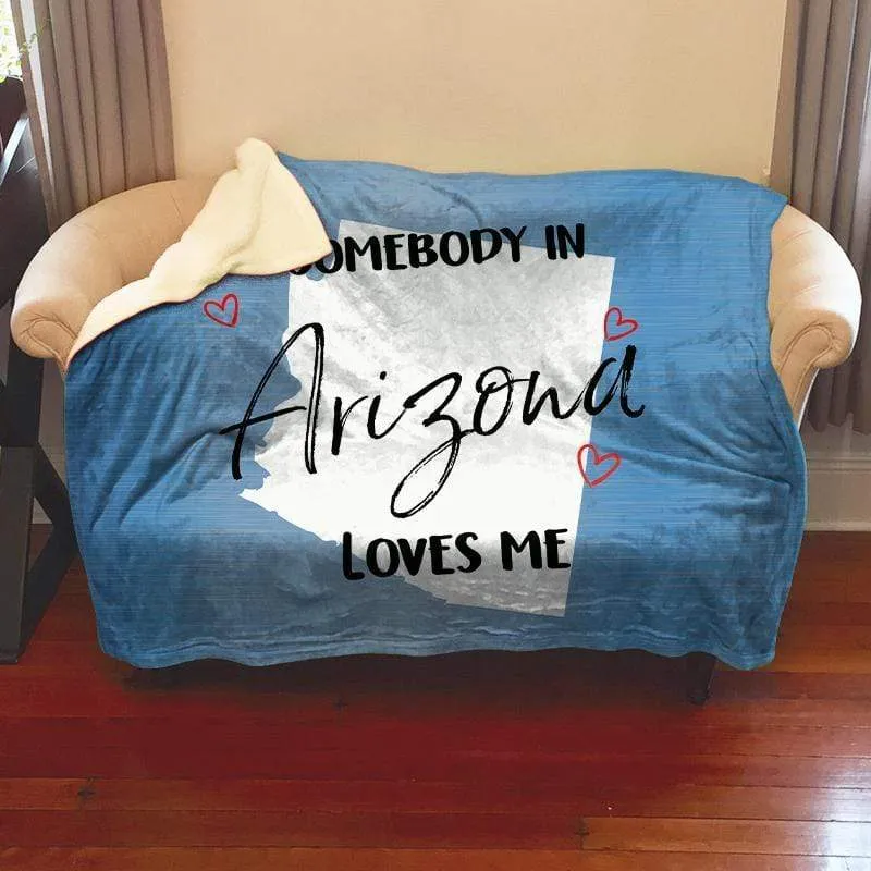 Somebody Loves Me (CUSTOM) Mink Sherpa Blankets