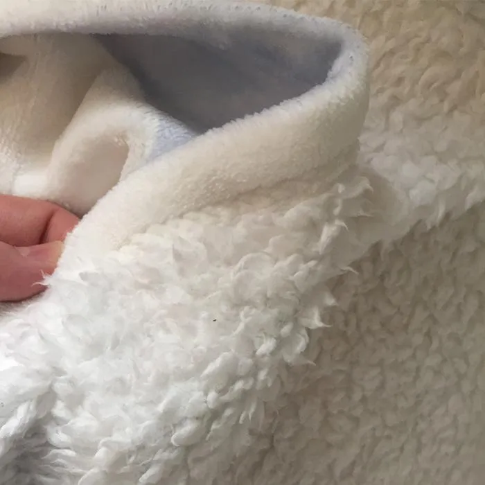 Somebody Loves Me (CUSTOM) Mink Sherpa Blankets