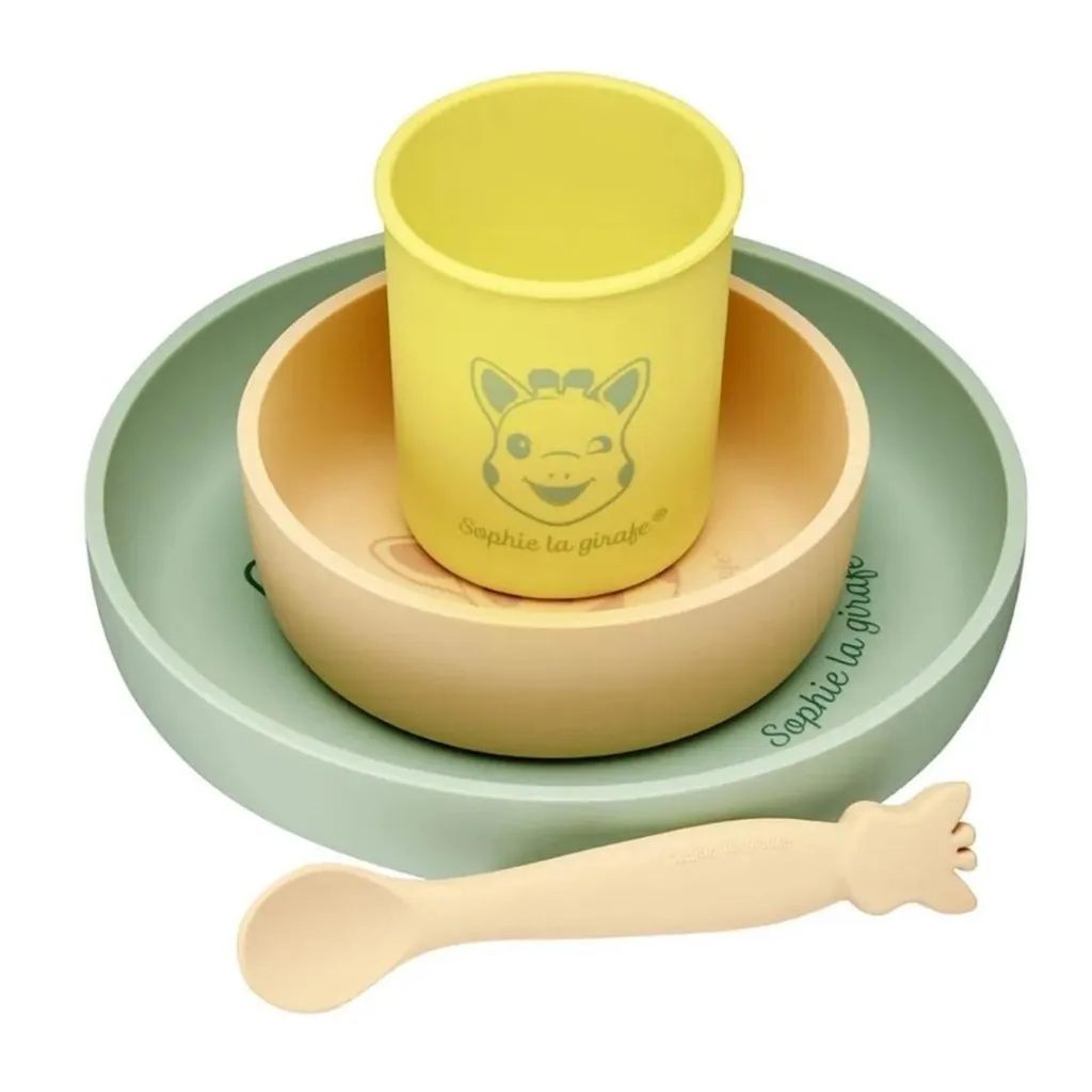 SOPHIE LA GIRAFE Silicone Meal Set - Natural