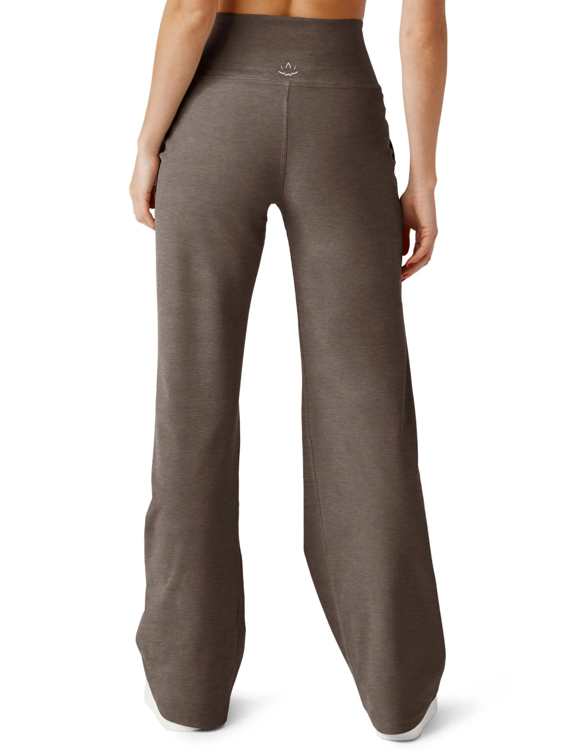 Spacedye Laid Back Wide Leg Pant - Soft Umber Heather
