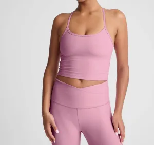 Spacedye Slim Racerback Cropped Tank Top