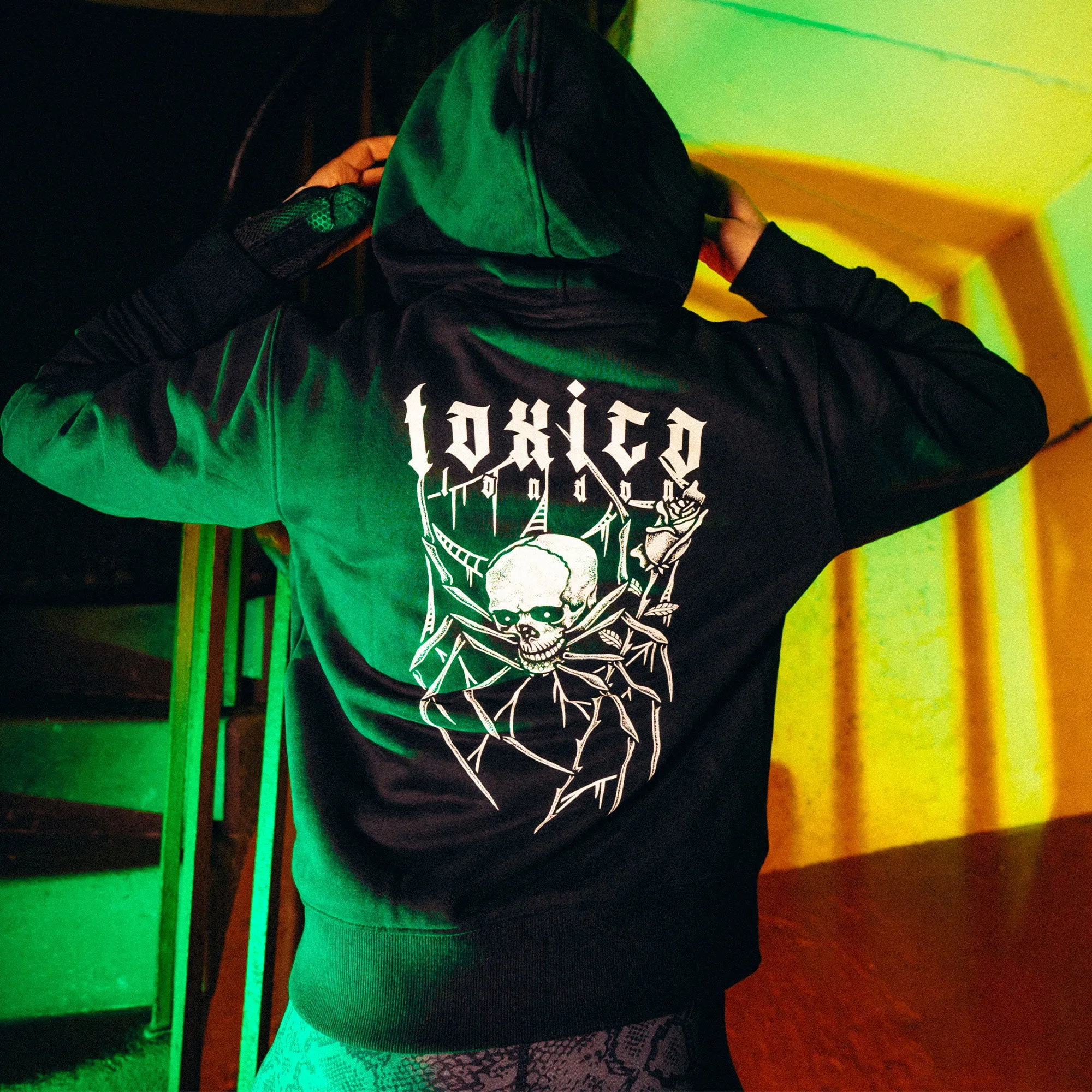 Spider Pullover Hood