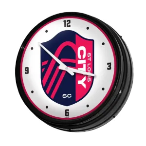 St. Louis CITY SC: Retro Lighted Wall Clock