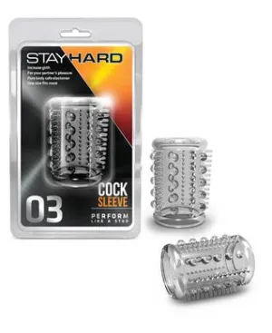 Stay Hard Cock Sleeve 03 - Clear