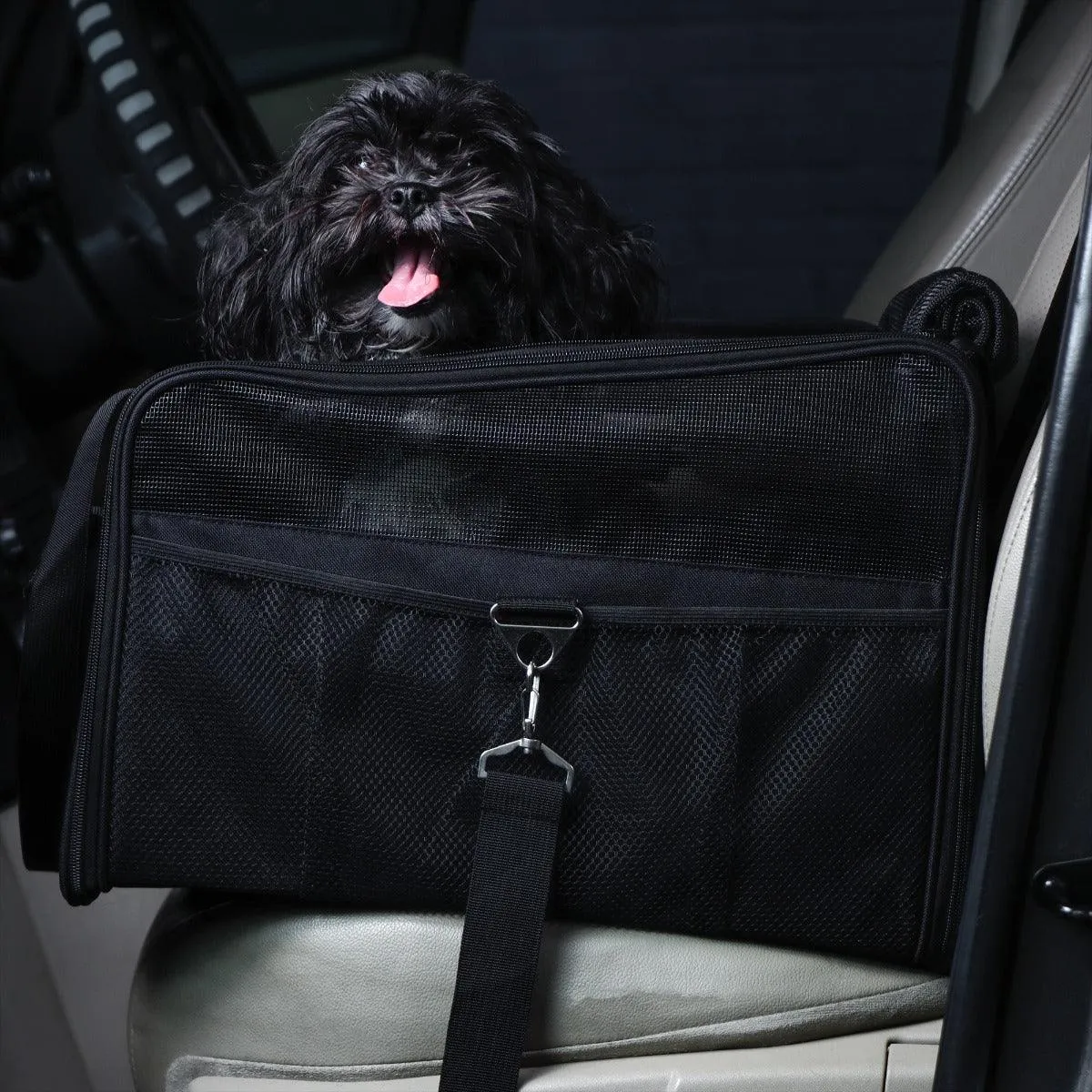 Streetwize Deluxe Foldable Small Dog Car Carrier
