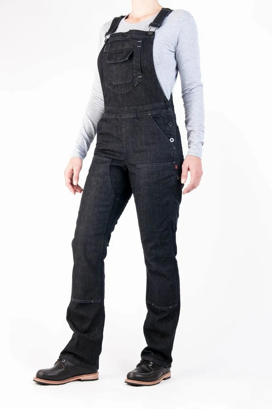 Stretch Canvas Work Dungarees for Women