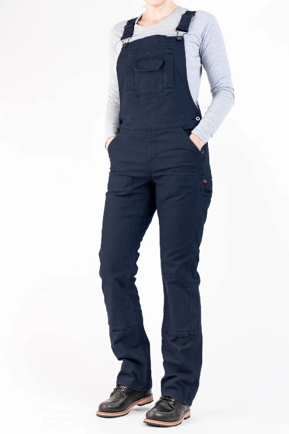 Stretch Canvas Work Dungarees for Women