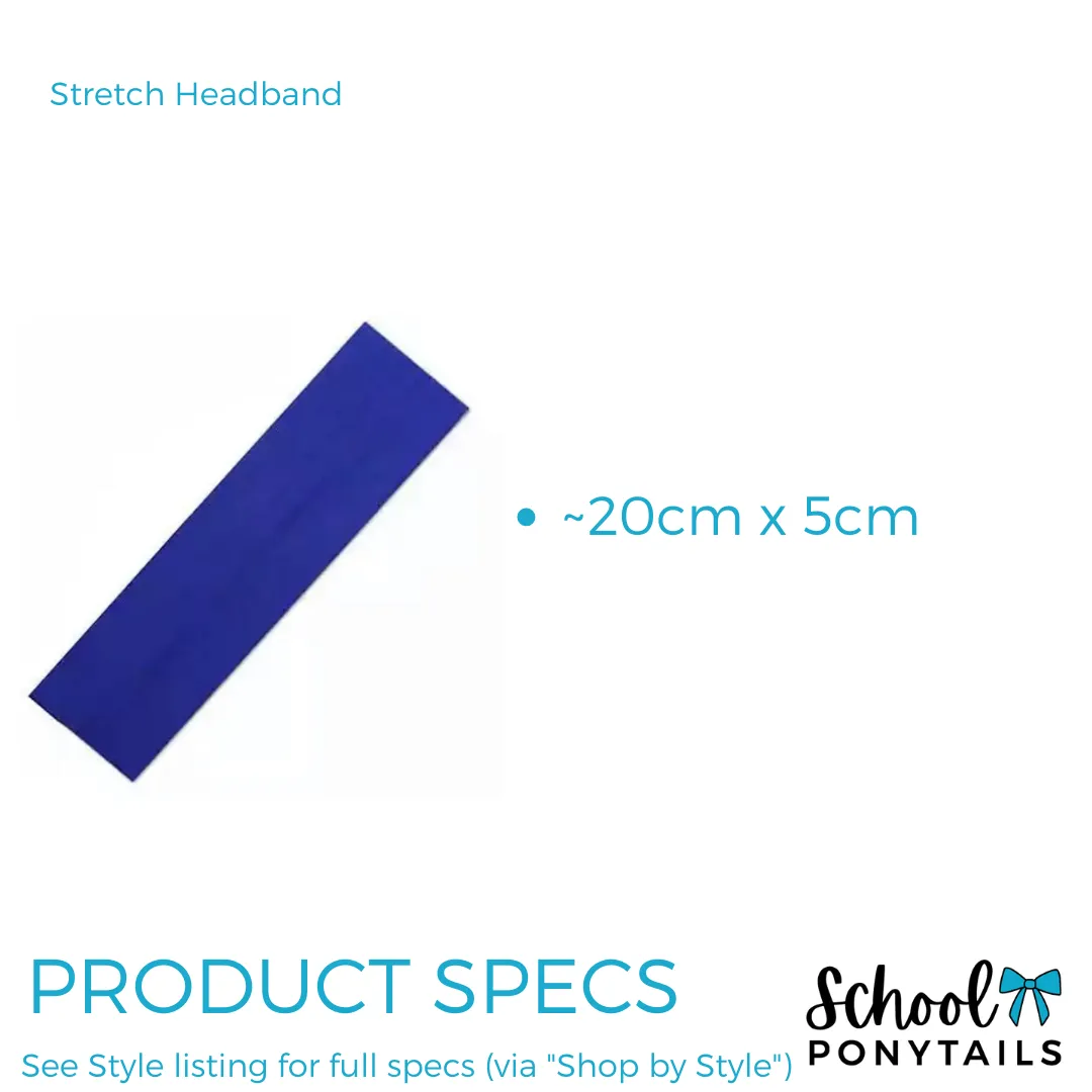 Stretch Headband for School, Sport, Yoga