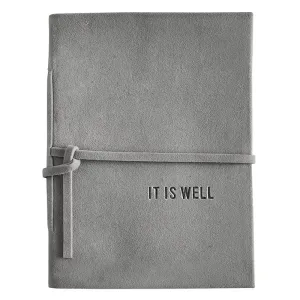 Suede Gratitude Journal - It Is Well