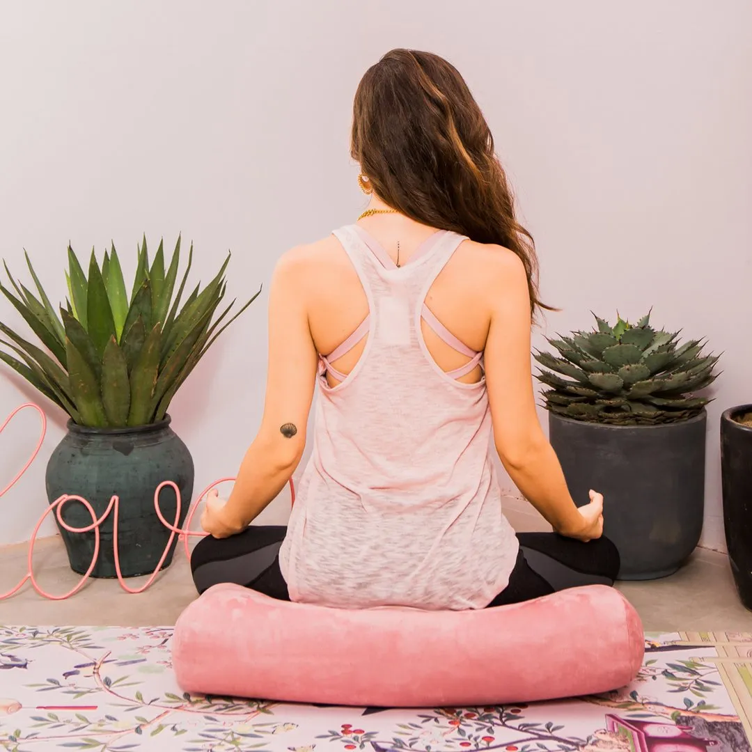Sugar Yoga Bolster - Pink