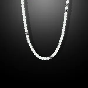 Summit Men’s Beaded Necklace Moonstone