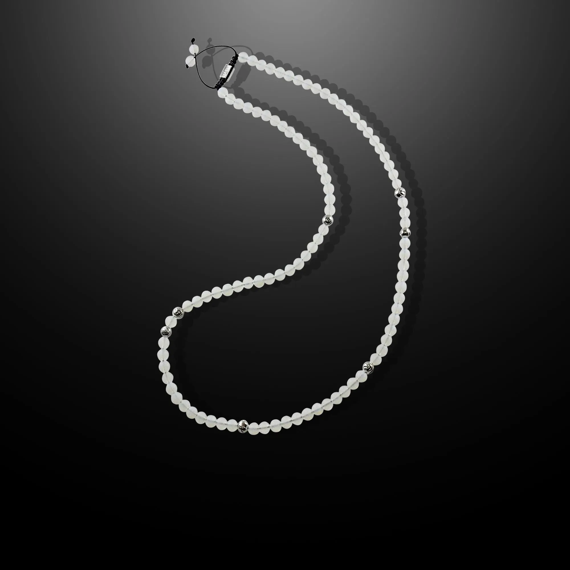 Summit Men’s Beaded Necklace Moonstone