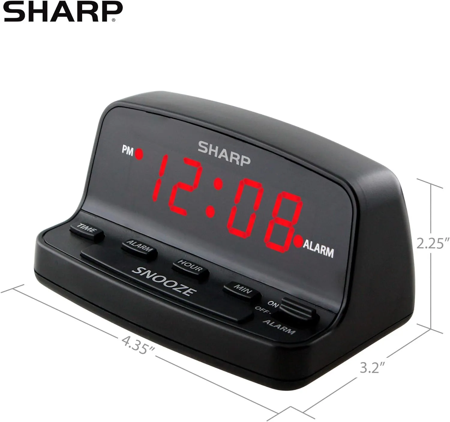 Super Extremely Extra Loud Alarm Clock for Very Heavy Sleeper Battery Backup NEW