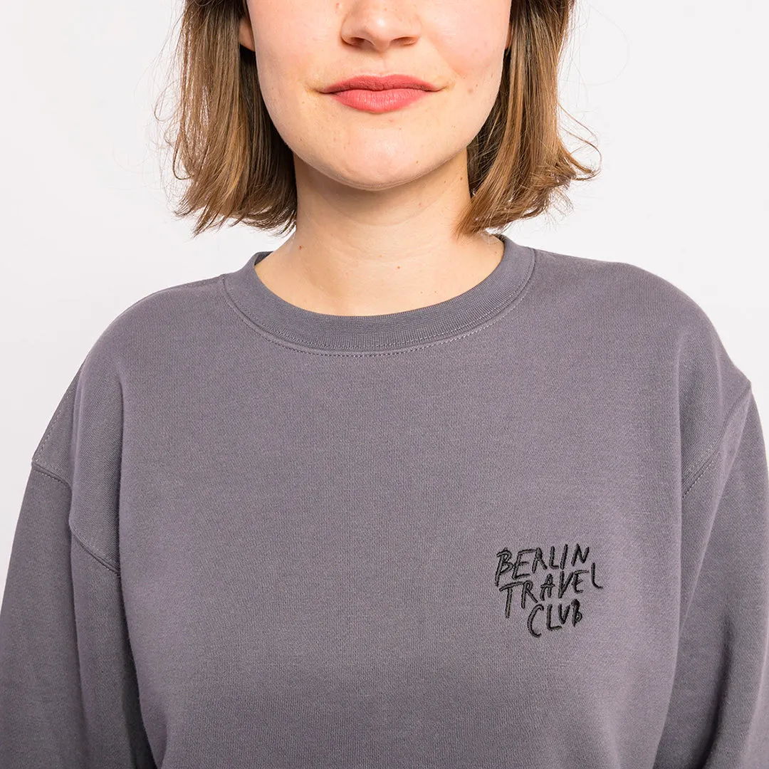 Sweater “Berlin Travel Club” - convoy grey