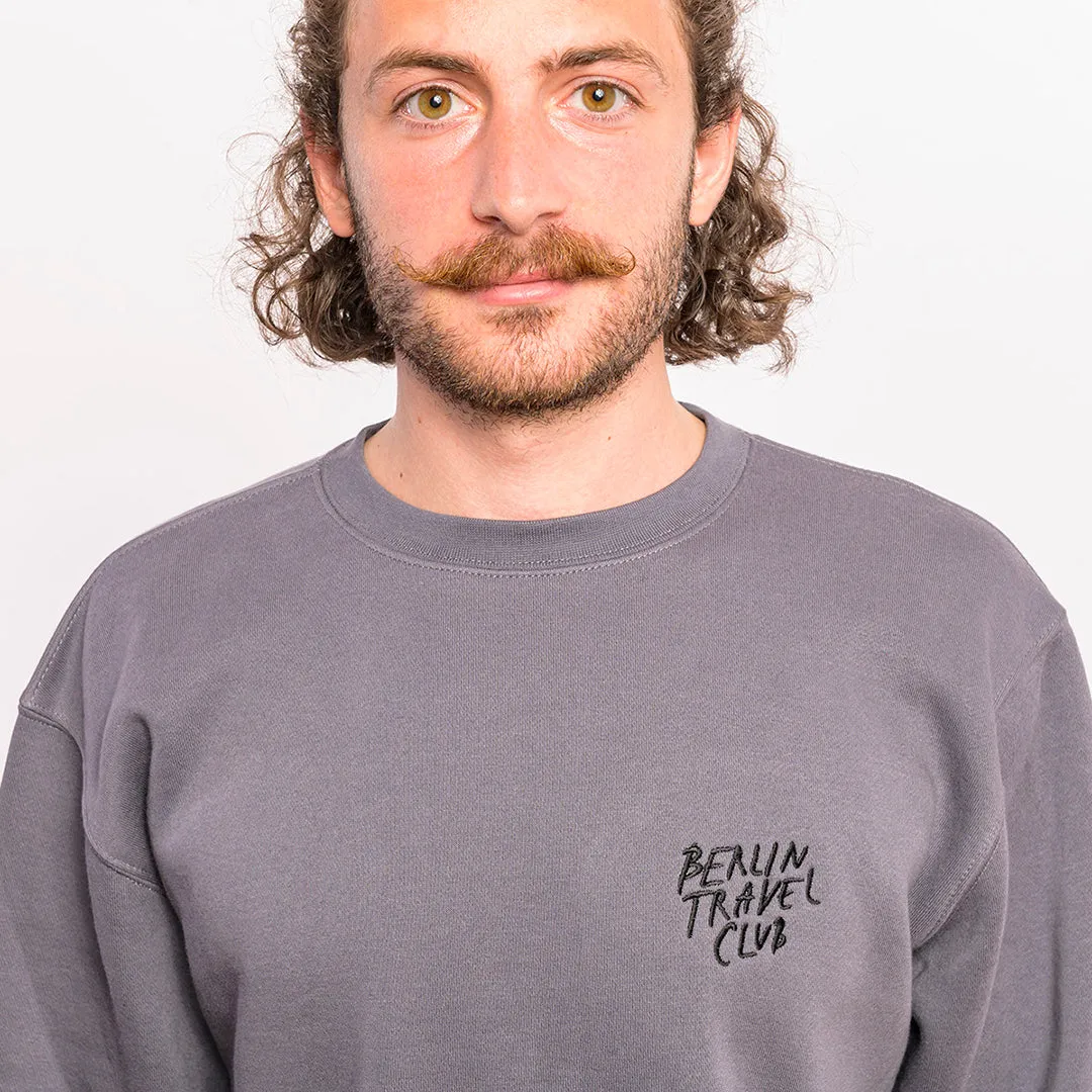 Sweater “Berlin Travel Club” - convoy grey