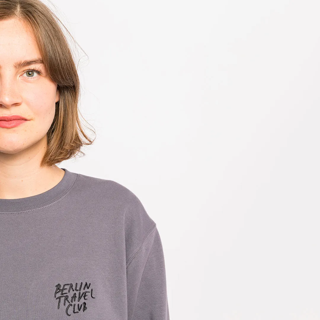 Sweater “Berlin Travel Club” - convoy grey
