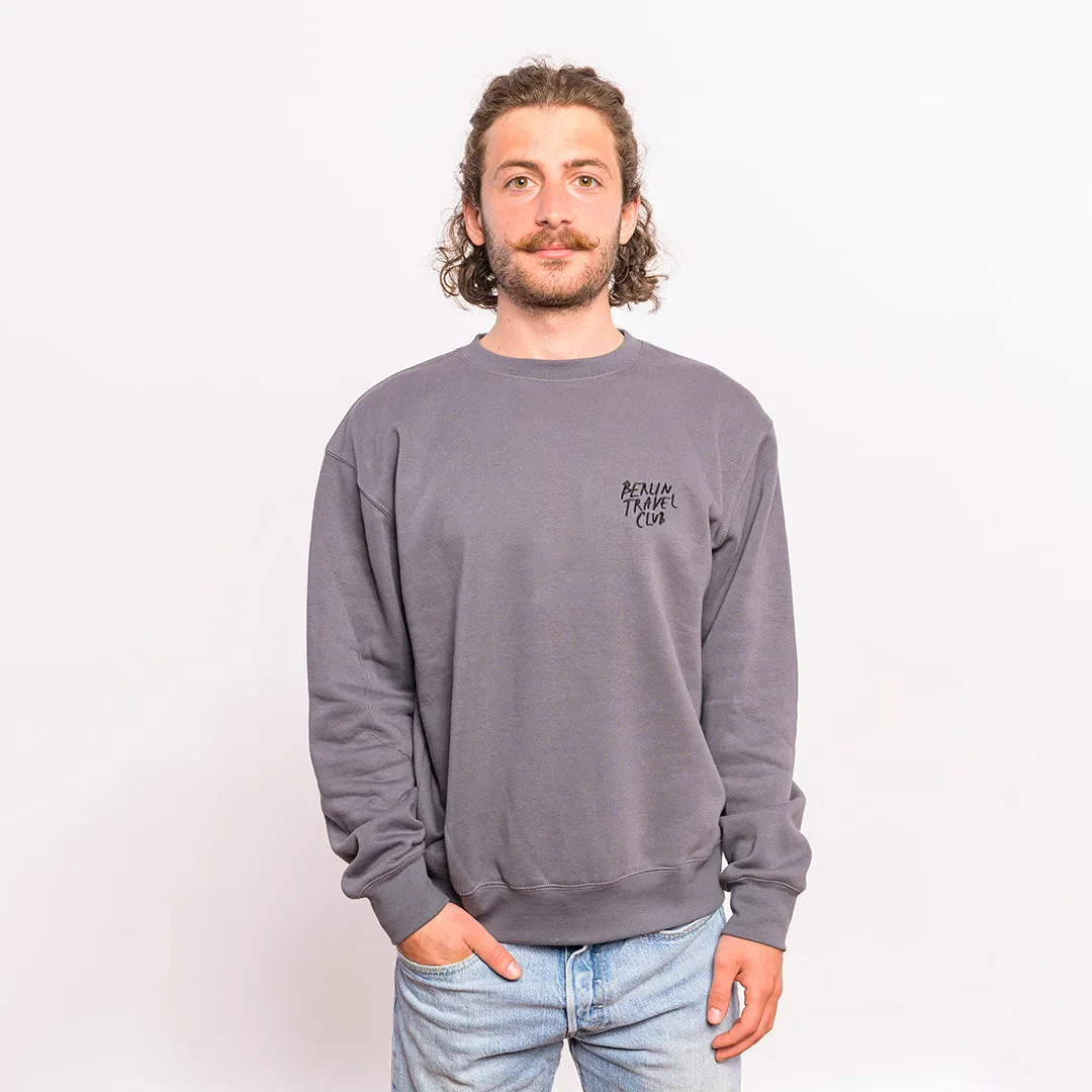Sweater “Berlin Travel Club” - convoy grey