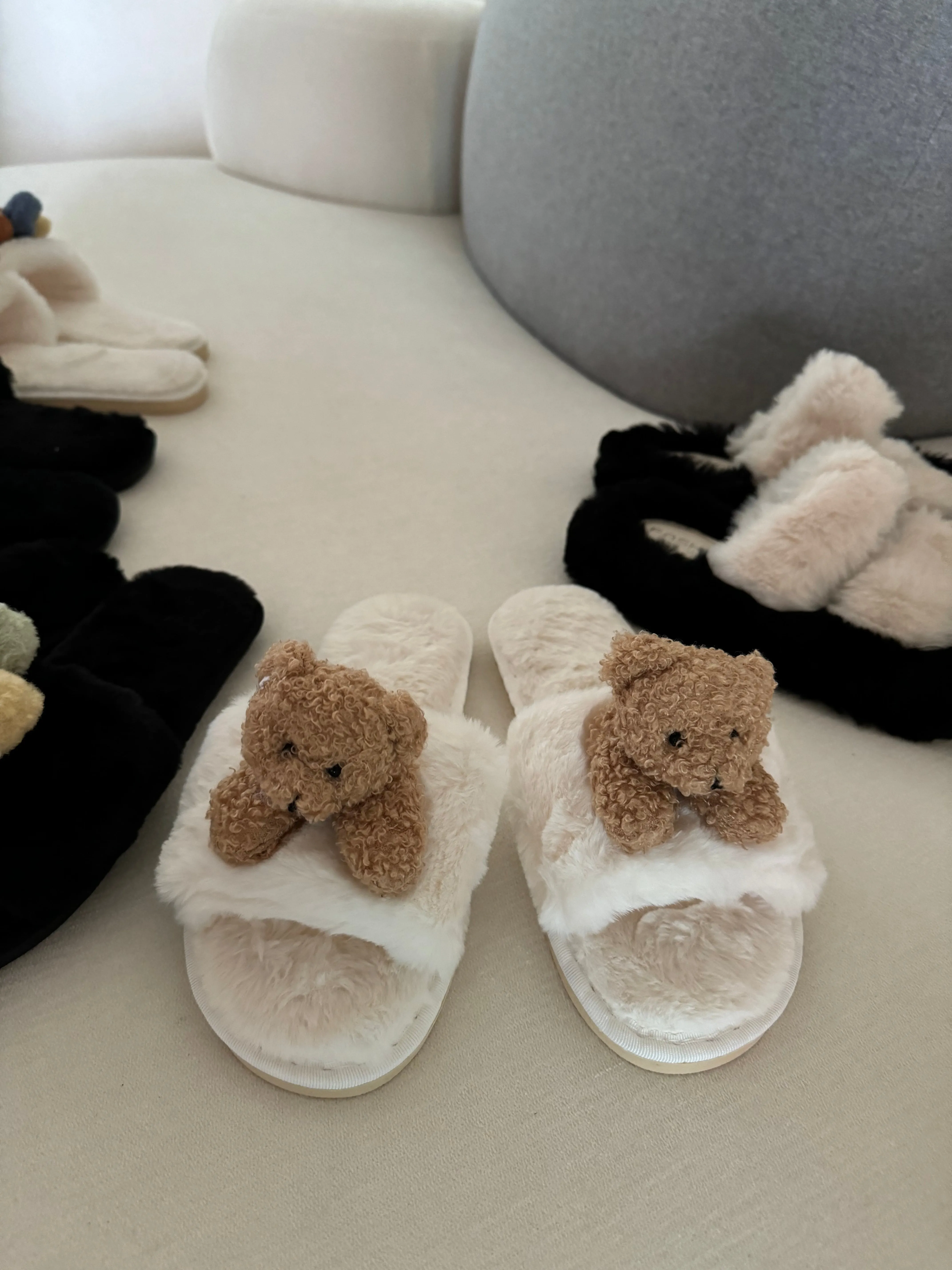 Teddy Cozy Slip Ons