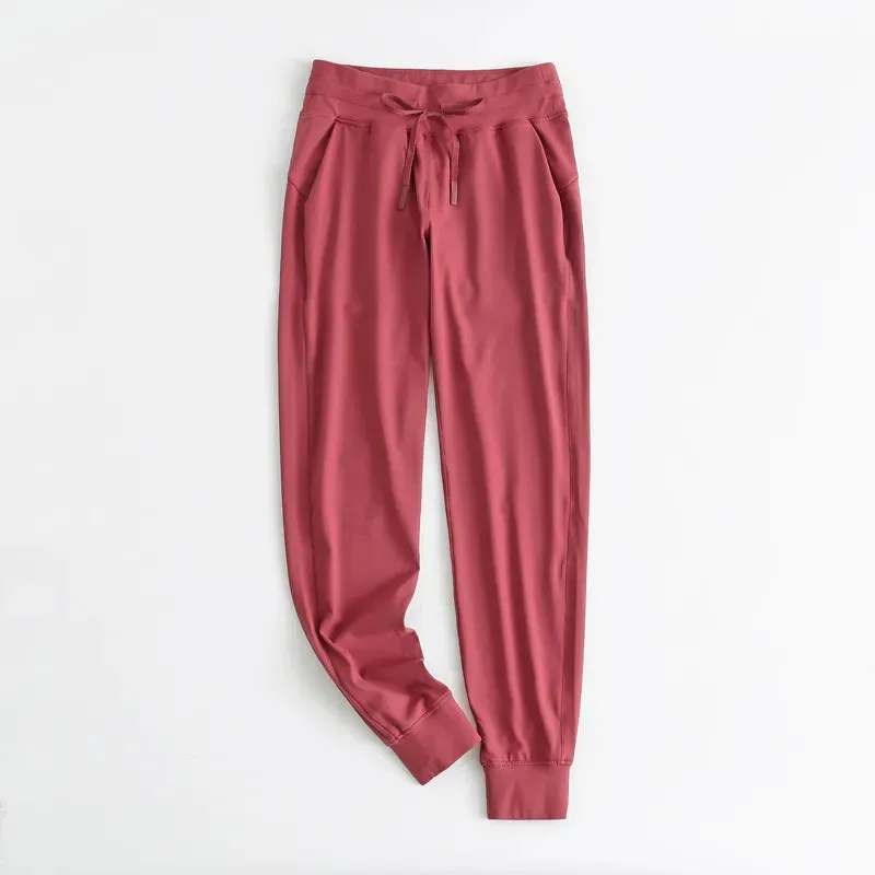 Tejas Stretch Fabric Drawstring Workout Joggers