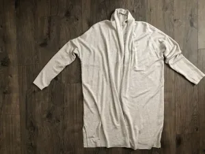 tencel cardigan with thumb holes in birch