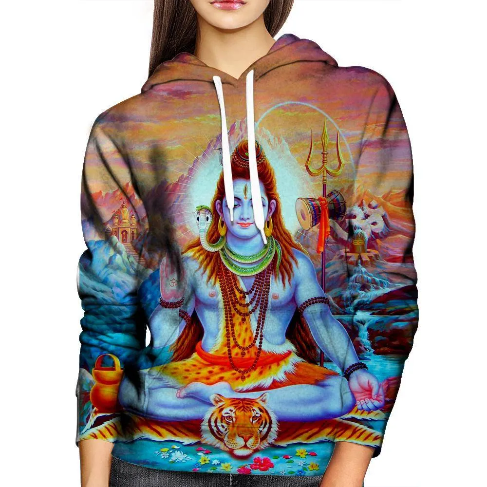 The Great Shiva Womens Hoodie