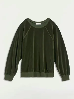 The Samos Oversized Sweatshirt in Velour