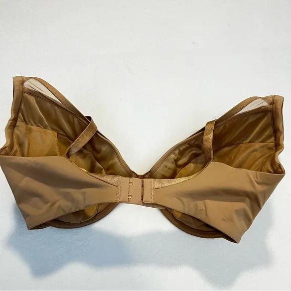 ThirdLove 24/7 Classic Contour Plunge Bra Dark Taupe Push Up Removable Pads 34G