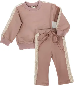 Toddlers Sweat Suit Blush